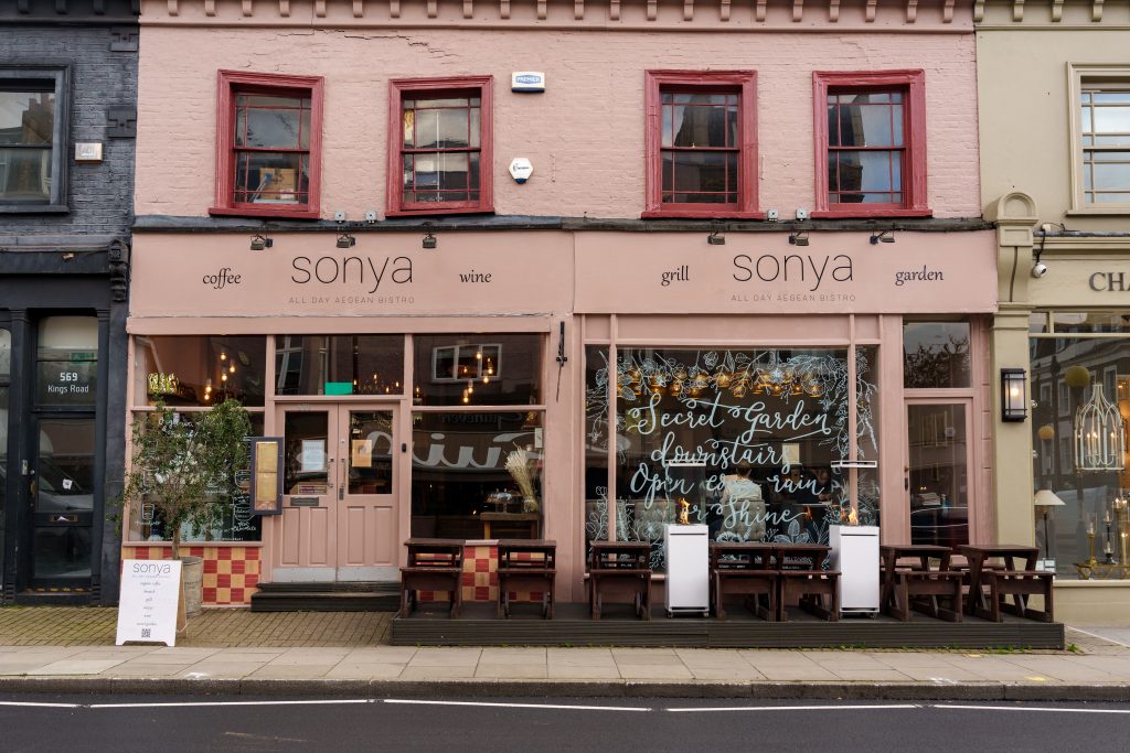 Chelsea restaurants London - Sonya Aegean restaurant Kings Road